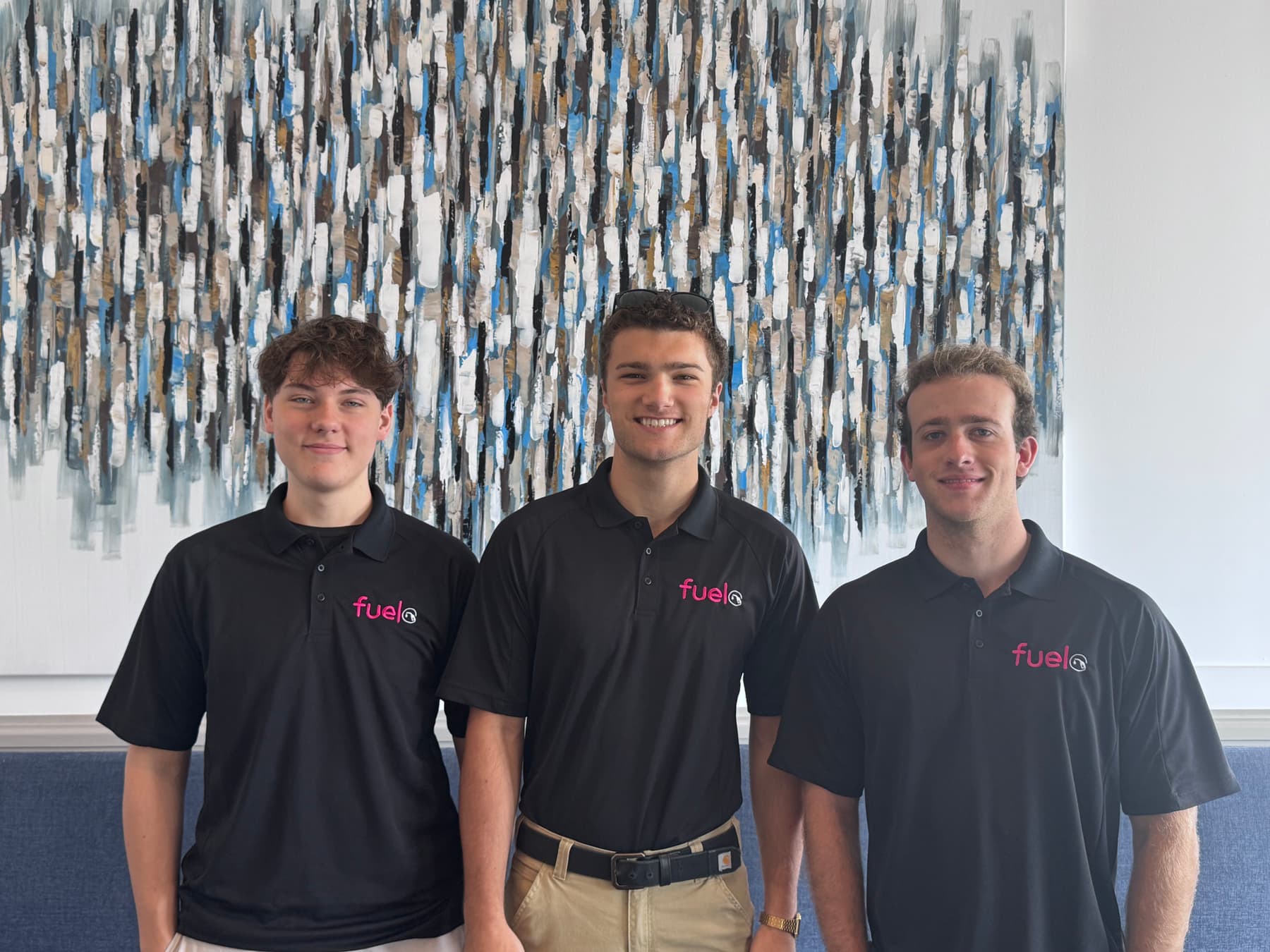Bradey, Matt, and Brady — the three Fuelo co-founders